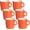 Orange, variant on 4oz (120ml) Small Porcelain Espresso Cups, Set of 6 Ceramic Demitasse Mugs, Dishwasher & Microwave Safe, Tiny Coffee/Tea Cups for Daily Use