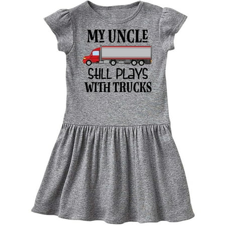 

Inktastic Truck Driver Uncle Gift for Nephew Gift Toddler Girl Dress