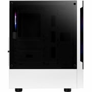 TALOS E3, ATX PC Case, White Gaming Case with 3 Built-in 120mm ARGB Fans, Tempered Glass Panels by Gamdias