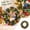 D#0281, variant on Christmas Diamond Painting Wreath DIY Kit with LED Lights, 8 in Pearl Diamond Art Kit for Adults, Acrylic Christmas Cottage Hanging Ornament for Door Wall Home Decoration Gift