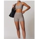 thumbnail image 5 of Conjuntos de entrenamiento for mujer, sujetador deportivo de 2 piezas, camiseta sin mangas, leggings de cintura alta, ropa deportiva for gimnasio y yoga, top de entrenamiento for mujer, 5 of 7