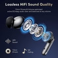 thumbnail image 5 of Wireless Earbud, 5.4 Bluetooth Headphones in Ear Stereo Bass Earphones Noise Cancelling Earbuds 36H Dual Mic Call, LED Display IP7 Waterproof Sport Headset for Android iOS, 5 of 8