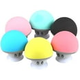 thumbnail image 4 of Mushroom Design Waterproof Suction Bluetooth Speaker Subwoofer Sound Box, 4 of 8
