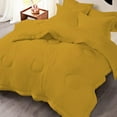 thumbnail image 2 of Luxury 500 TC Egyptian Cotton Comforter | Round Circle Design | 300 GSM | Soft, Breathable | 1 Piece- Wyoming King Size ( 100" x 114" ) Inches, 1pc Comforter Only, (Gold), 2 of 4