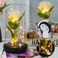 thumbnail image 4 of Rosa Eterna QUELIEN Rosas Blancas en Cúpula de Cristal - Regalo, 4 of 6
