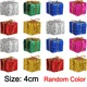 thumbnail image 3 of 6-120 piezas de mini cajas de regalo de espuma navideña, adornos navideños, regalos, colgantes para árbol de Navidad, suministros de decoración para fiestas navideñas, 3 of 5