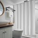 thumbnail image 2 of Cortina De Baño, Con Cortina De Ducha De Ganchos Colgantes, Baño Impermeable Para El Hogar ANGGREK AGX2742, 2 of 8