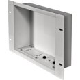 thumbnail image 2 of Peerless Recessed Cable Management and Power Storage Accessory Box IBA2-W - Mounting kit (cable box) - cold-rolled steel, fused epoxy - white - in-wall mounted, 2 of 9