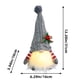 thumbnail image 2 of Wmhnj Muñeco de gnomo navideño con gorro de punto luminoso, luces brillantes, decoracin navideña, adorno de peluche para mesa, hogar y oficina, 2 of 7