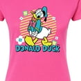 thumbnail image 3 of Disney - Donald Duck  - Juniors Fitted Graphic T-Shirt, 3 of 5
