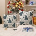 thumbnail image 4 of Christmas Pillow Covers 18x18 Inch Set of 2 Green Christmas Tree Decorative White Throw Pillows Winter Christmas Decor for Home Couch ST-012B18, 4 of 6