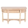 thumbnail image 3 of DIY Children Toy, Mini Dollhouse Desk, Practical For Children Gift Decoration Children Toy Home Half-Round Drawer Desk, 3 of 8