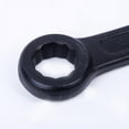 thumbnail image 4 of SENRISE Single Head Wrench Slogging Ring Spanner Repair Tool 45# Metric Black 24MM-55MM, 4 of 5