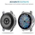 thumbnail image 3 of GFDYREE [2Pack] Compatible with Samsung Galaxy Watch Active 2 Screen Protector Case 40mm, Bumper Full Around Cover for Samsung Galaxy Watch Active2 40 (Silver, 40mm), 3 of 7