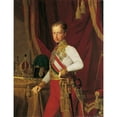 thumbnail image 2 of Ferdinand Georg Waldmüller 19x24 Gold Ornate Framed and Double Matted Museum Art Print Titled - Emperor Ferdinand I of Austria (1839), 2 of 4