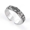 thumbnail image 1 of Nuevo anillo Pixiu Mantra Fengshui amuleto riqueza suerte chino fresco estilo Retro anillos anillo de Metal accesorios de joyería para mujeres y hombres Gao Jinjia LED, 1 of 2