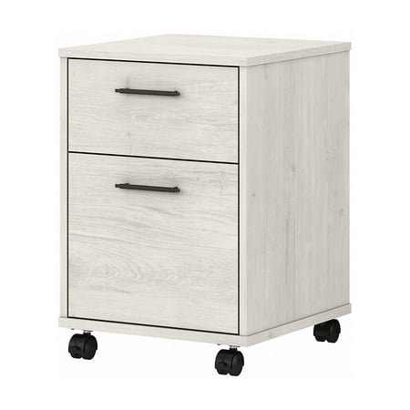 UPC: 0042976131227 | Bush Furniture Key West Mobile File Cabinet  2 Drawer  Linen White Oak