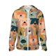 thumbnail image 1 of Balery Colorful Dogs Sudadera ligera de manga larga con capucha y protección solar UPF 50+ para hombre y mujer, ideal para pesca y running-Medium, 1 of 7