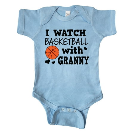

Inktastic I Watch Basketball with Granny Gift Baby Boy Bodysuit