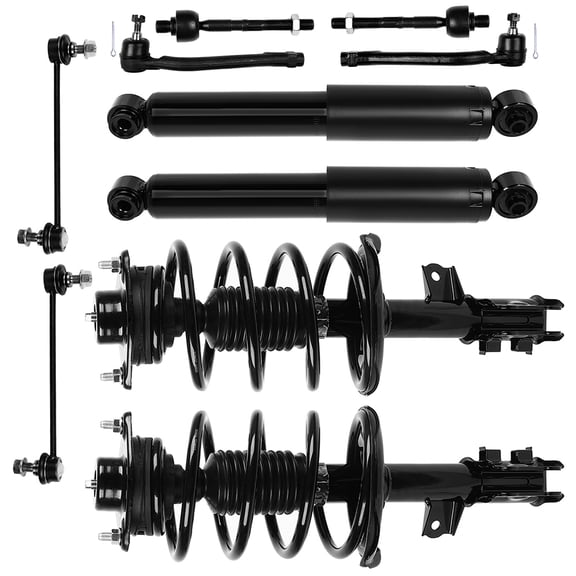Complete Front Rear Struts Coil Spring Assembly Compatible For 2010-2013 for Kia Forte/Kia Forte Koup 172721, ES800229, ES800230, EV800228, K750032 Replacement Shock Absorbers cciyu