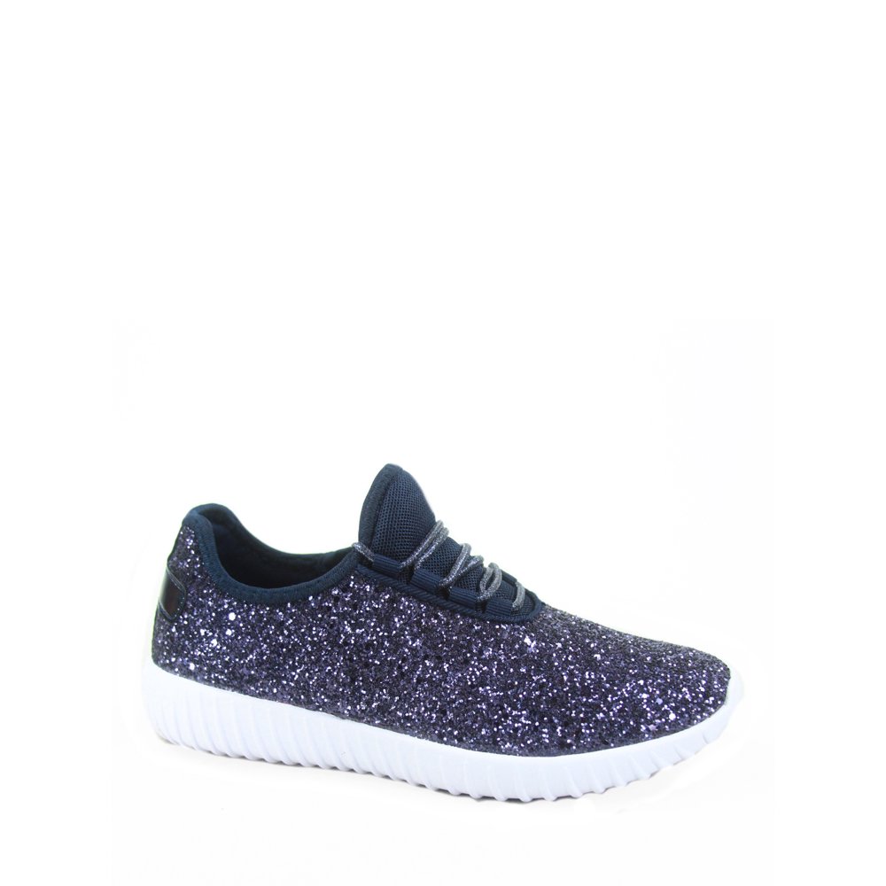 Forever Link Remy18 Women�s Fashion Flat Glitter Light