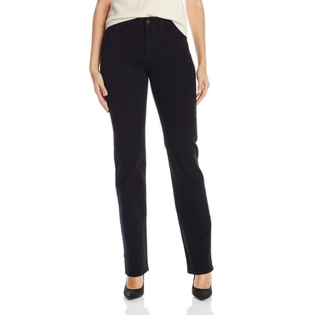 NYDJ Women's Marilyn Straight Denim Jeans, Black, 0 | Walmart Canada