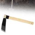 thumbnail image 4 of Xirurus 6.69" Wooden Handle Hoe – Double Safety Fastener, Ergonomic Grip, Lightweight, Ideal for Weeding & Digging, 4 of 16