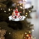 thumbnail image 5 of Santa Claus Christmas Pendant Acrylic Puppy Doll Bicycle Christmas Tree Hanging Suit, 5 of 5