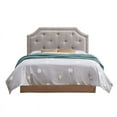 thumbnail image 5 of Home 2 Office Jane King Size Fabric Headboard with Button Tufted in Gray, 5 of 7