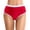 Red, variant on Women Bikini Bottoms Solid Color High Waisted Tummy Control Bathing Suit Lightweight Ruched Scrunch Swimsuit Bottom Red XL