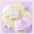 thumbnail image 2 of Wxirdiow Teen Underwear Girls Underwear Cotton Toddler Girls Panties Cute Comfortable Little Girl Underwear Soft Breathable Boyshorts 2 Pack Purple Size,8-10 Years, 2 of 5