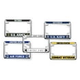 thumbnail image 7 of Motorcycle Metal License Plate Frame with Firefighter Design - Chrome, 7 of 7