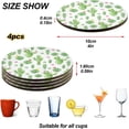 thumbnail image 4 of FREEAMG Round Coasters Set of 4, Cactus Absorbent Coasters for Drinks,Cork Base,Cup Tabletop Protection Mat, 4 of 7