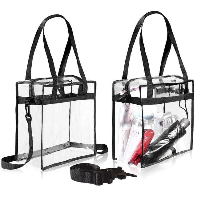 Bolso Tote Transparente BAGAIL 30x15x30 cm Aprobado para Estadios