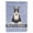 Black White, variant on Bull Terrier Red Welcome Garden Flag