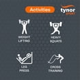 thumbnail image 4 of Par Rodillera Naranja Para Levantamiento Pesas Tynor, 4 of 4