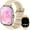 Golden + Golden Strap, variant on 2025 Best Smartwatch: 1.83" HD Large Screen, Wireless Call, Message Alerts, 100+ Sport Modes, Sleep Monitor, Step & Calorie Counter, Ideal Holiday Gift