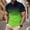 Green, variant on Miqool Men's 1/4 Zipper Collared Golf Shirts Gradient Color Short Sleeve Athletic T-Shirts Lightweight Stretch Quick Dry Moisture Wicking Performance Tennis Golf Shirts