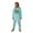 Sky Blue, variant on 2 Piece Outfit For Boys Christmas Girls Fleece Tracksuit Winter Warm Pullover Hoodie With Pants Casual Cute Printed Jogger Xmas Holiday Clothing Sets