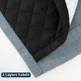 thumbnail image 6 of DriftAway Blackout Soundproof Thermal Insulated Faux Linen Curtains for Bedroom 100% Light Blocking with Quilted Thermal Liner for Cold and Heat Blocking Sound Dampening 1 PC 52" x 84" Dusty Blue, 6 of 9