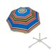 thumbnail image 1 of Sombrilla de Playa Azul 3mt Importadora La Merced Soporte 4 Patas Metal de Alta Resistencia, 1 of 6