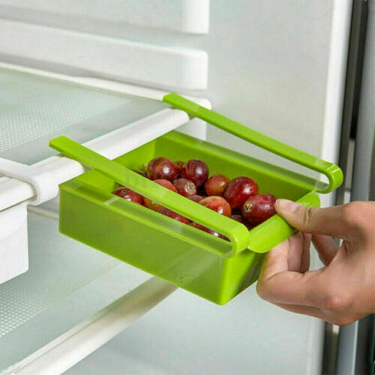 Kitchen Slide Fridge Freezer Space Saver Organizer Storage Rack