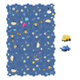 thumbnail image 1 of Track Building Blocks Brain Development Track Puzzle Boards for Kid Boys Girls Space model 24pieces, 1 of 8