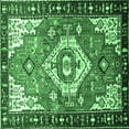 thumbnail image 1 of Ahgly Company Indoor Square Persian Emerald Green Traditional Area Rugs, 7' Square, 1 of 4