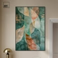 thumbnail image 3 of Emerald Ember I Canvas Green Abstract Art by Art Remedy, Black Frame, 36" x 54", 3 of 7