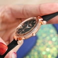 thumbnail image 4 of Guodhu Womens Luxury Quartz Starry Sky Dial Ladies Wrist Watches Leather Band Luminous Watch, 4 of 6