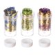 thumbnail image 1 of Uxcell 18g Escamas de Oro 3 Botellas Hoja de Papel de Oro de Malla, Azul, Verde, Púrpura, 1 of 6