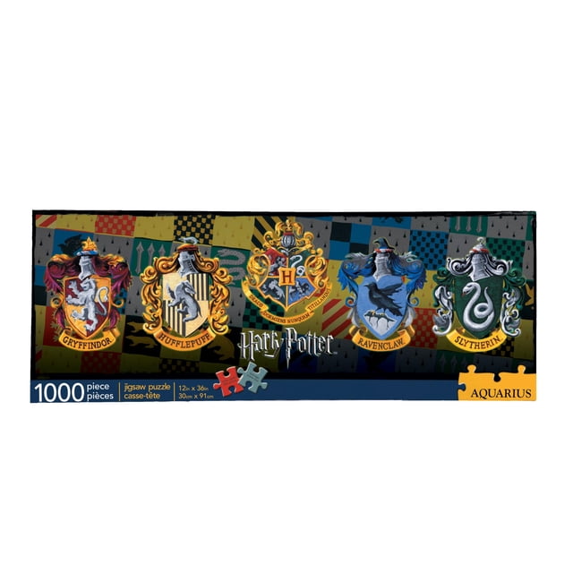 Rompecabezas AQUARIUS con emblemas de Harry Potter, 1000 piezas