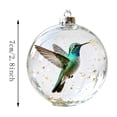 thumbnail image 3 of Christmas Ball Ornaments, 3D Bird Spherical Hanging Decor, Christmas Tree Decoration for Home Party, 3 of 7