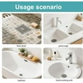 thumbnail image 4 of 100-Pack Disposable Drain Stickers for Shower & Sink , Hair Catcher & Filter Screen Stops Clogs in Bathtub, Bathroom, Kitchen Floor Drains, 4 of 5